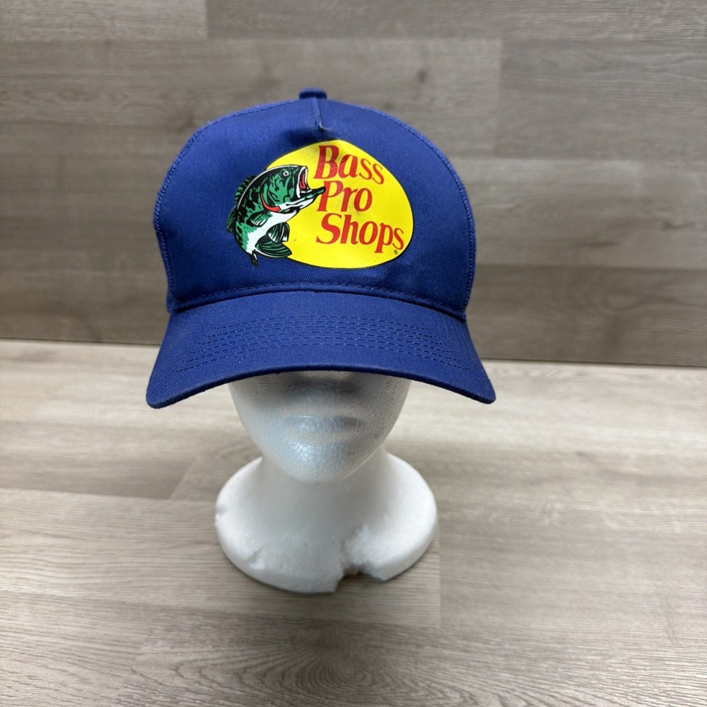 Bass Pro Shops Trucker Hat, Baseball Cap Mesh Breathable Back Adjustable OSFM